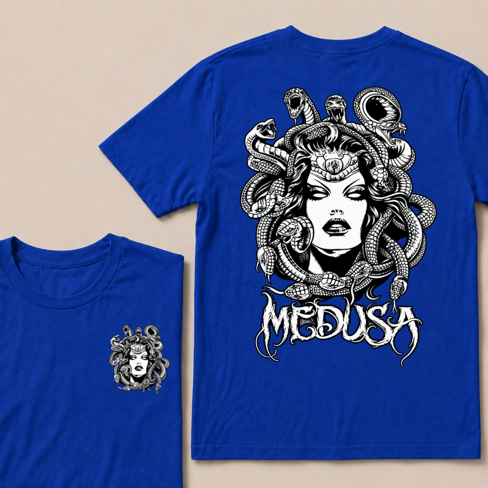 Medusa Dark Art Graphic T-Shirt