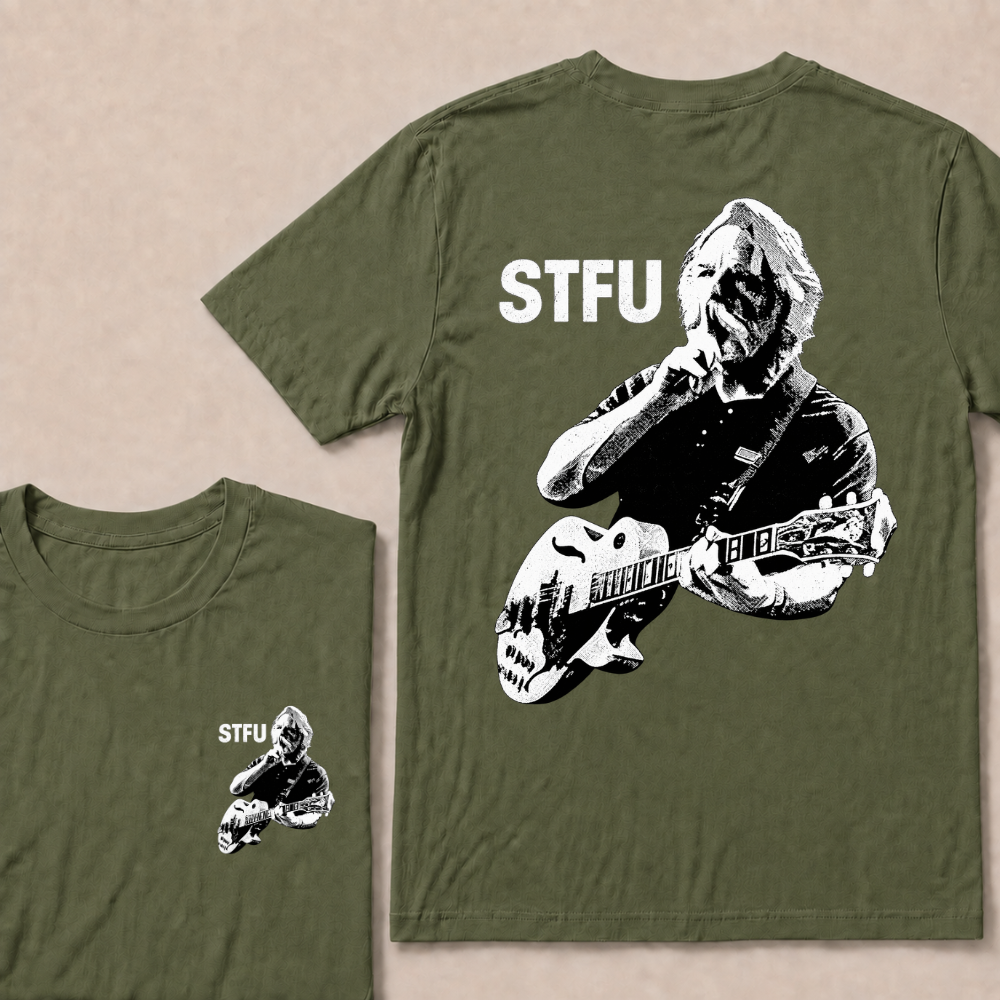 Classic Bob Weir STFU Guitarist Graphic T-Shirt