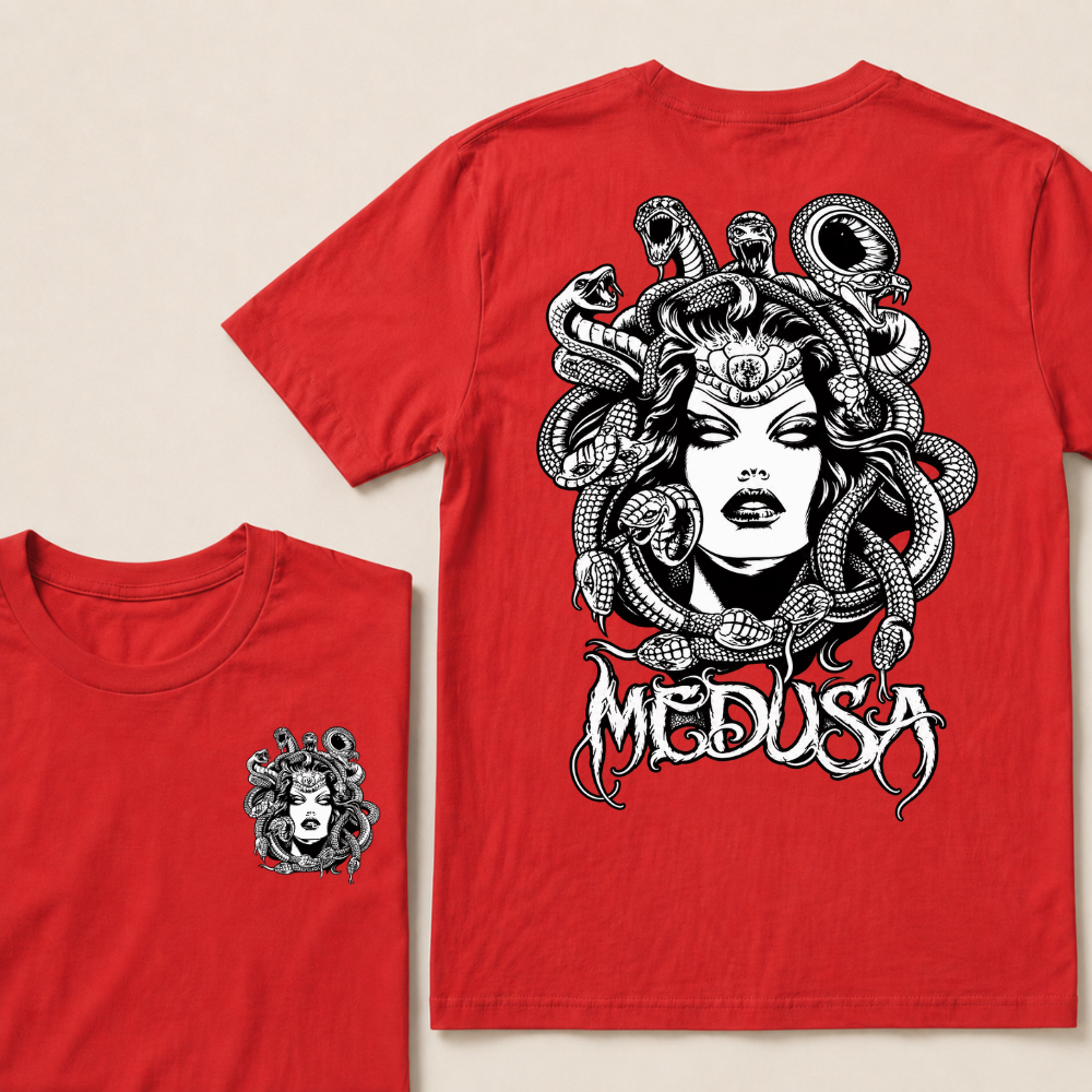 Medusa Dark Art Graphic T-Shirt