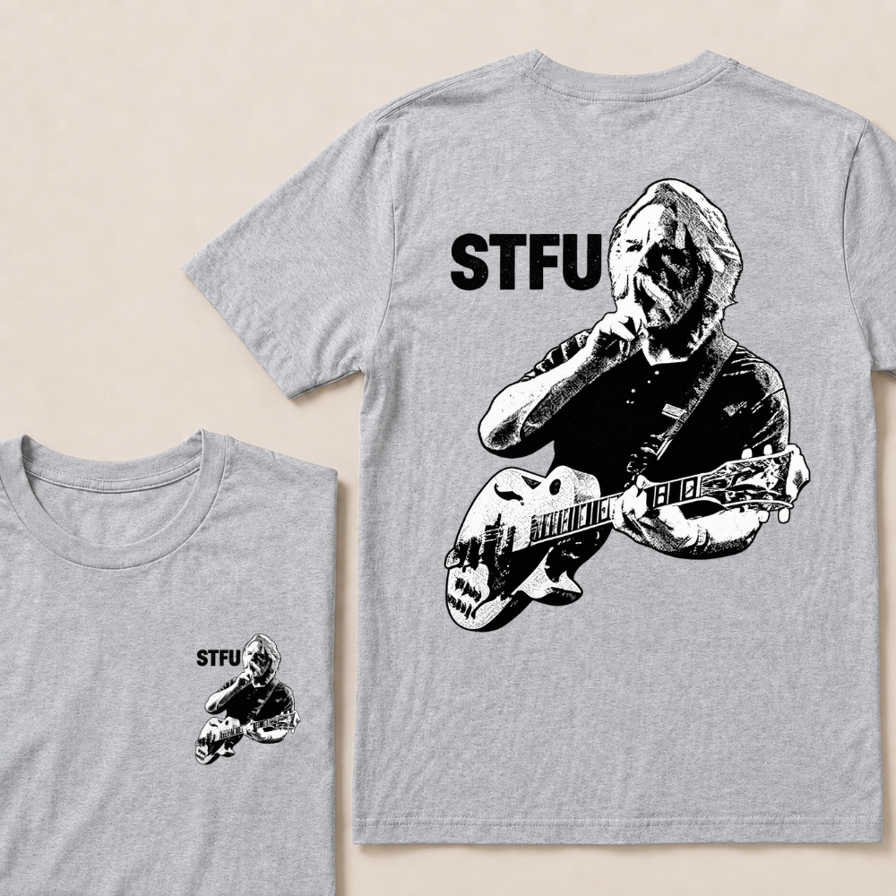Classic Bob Weir STFU Guitarist Graphic T-Shirt