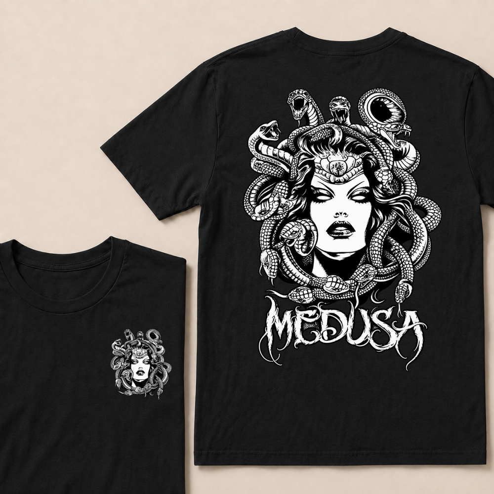 Medusa Dark Art Graphic T-Shirt