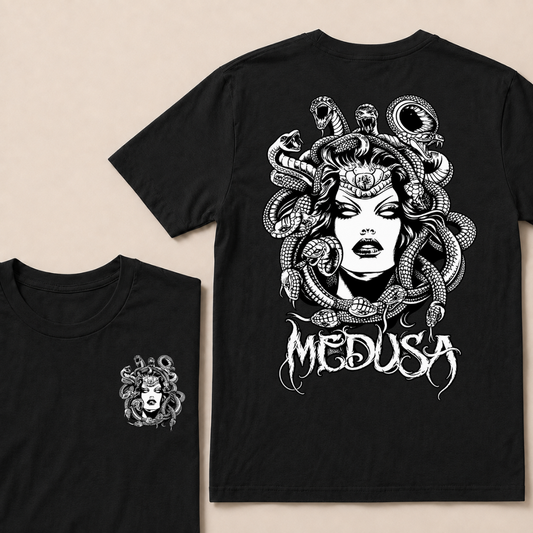 Medusa Dark Art Graphic T-Shirt