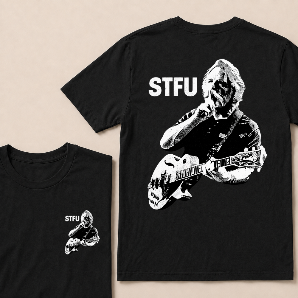 Classic Bob Weir STFU Guitarist Graphic T-Shirt