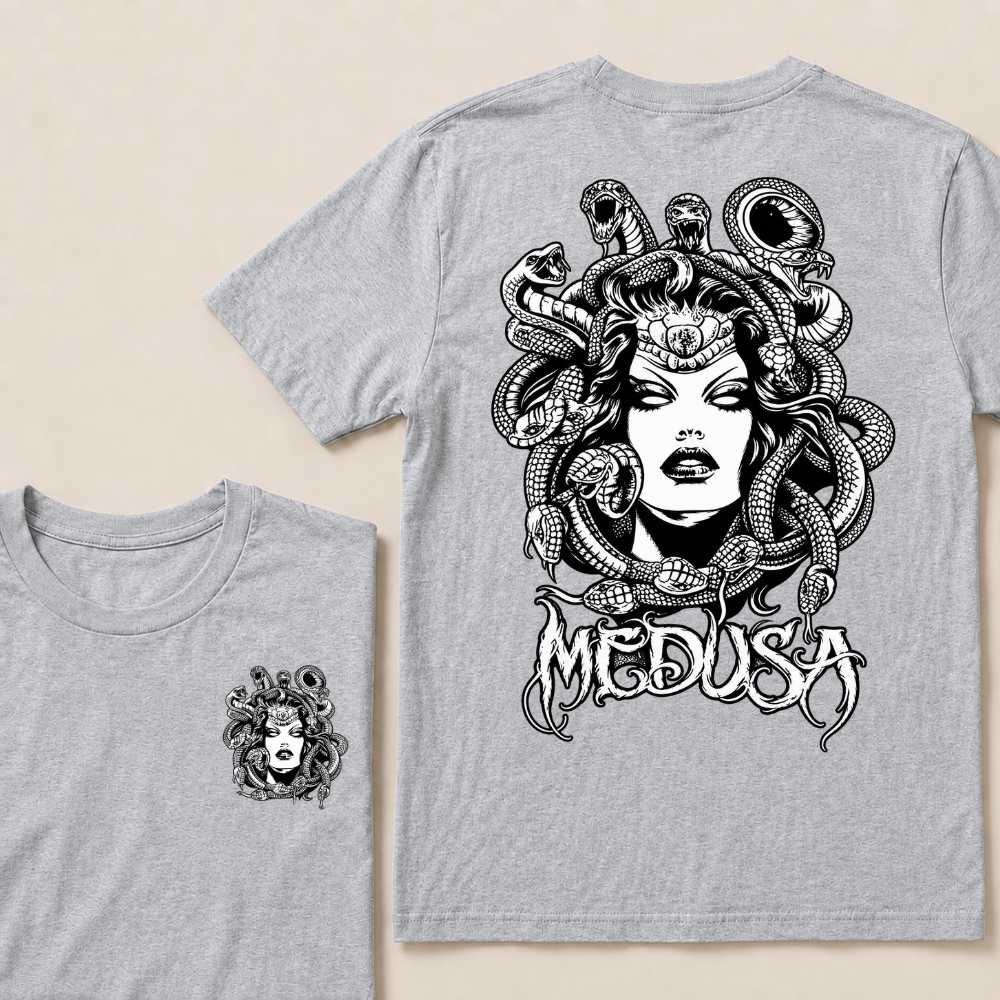 Medusa Dark Art Graphic T-Shirt
