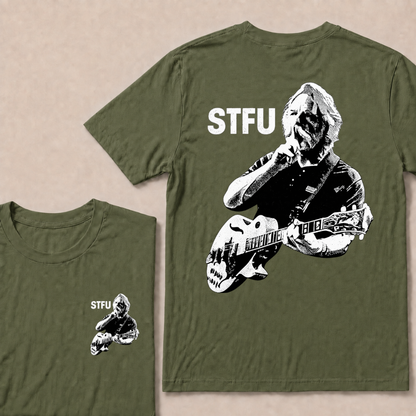Classic Bob Weir STFU Guitarist Graphic T-Shirt