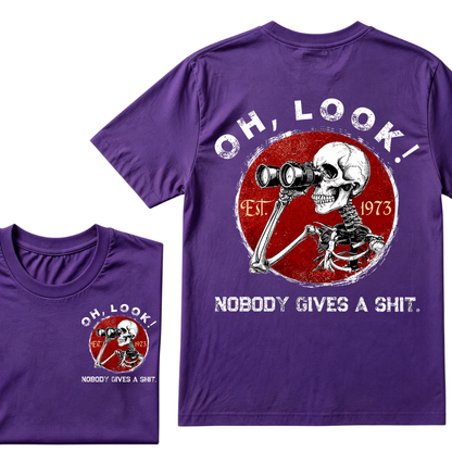 Custom Your Year Oh Look Nobody Gives A Shit EST.Year T-Shirt