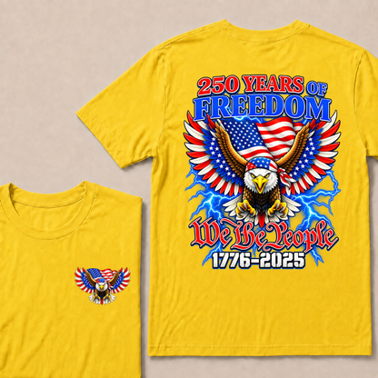 Flag Vintage 250 Years American 1776 2026 250th USA Birthday T Shirt