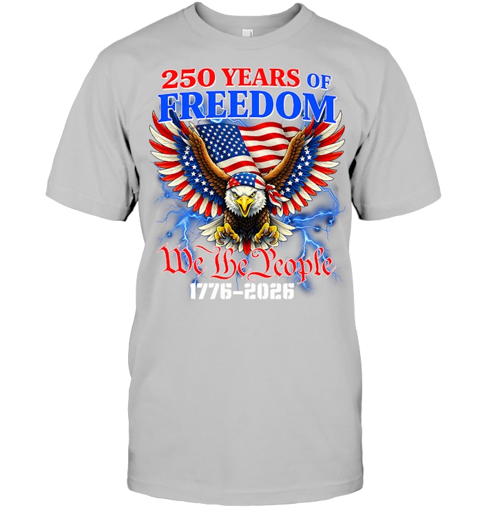 Flag Vintage 250 Years American 1776 2026 250th USA Birthday T Shirt