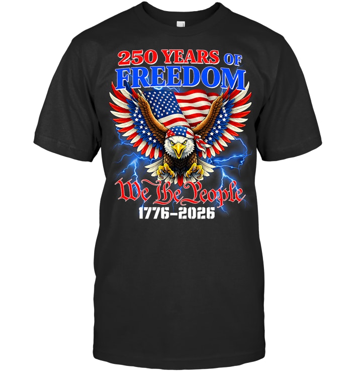 Flag Vintage 250 Years American 1776 2026 250th USA Birthday T Shirt