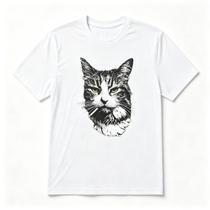 Funny Cool Cat Smoking Funny Meme Cigarette Cat Gang Vintage Cigar T Shirt